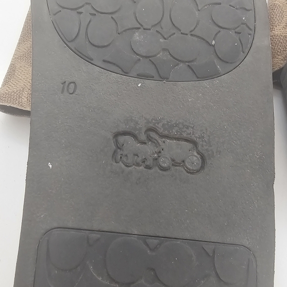 Coach Udele Sport Slide Sandals Women's 10 Signature Canvas - Picture 11 of 11